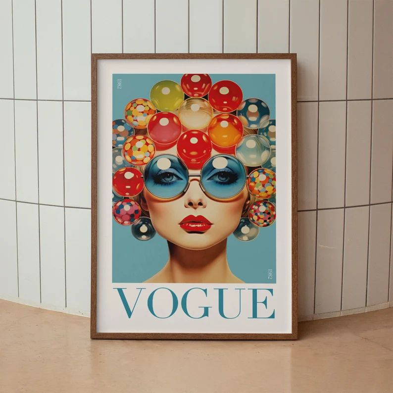 Vogue Wall Art Retro 1900S Fashion Art Print Retro Vogue - Etsy | Etsy (US)