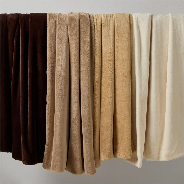 Faux Fur Plush Throw | West Elm (US)