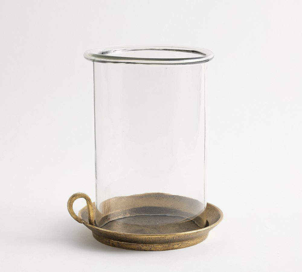 Chamberstick Hurricane Candle Holder | Pottery Barn (US)