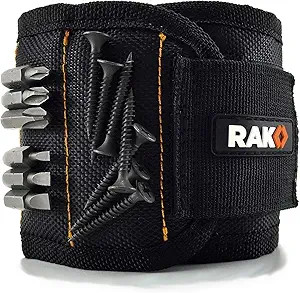 RAK Magnetic Wristband for Holding Screws, Nails and Drill Bits for Men - Made from Premium Balli... | Amazon (US)