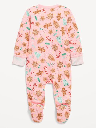 2-Way-Zip Printed Sleep &amp;amp; Play Footed One-Piece for Baby | Old Navy (US)