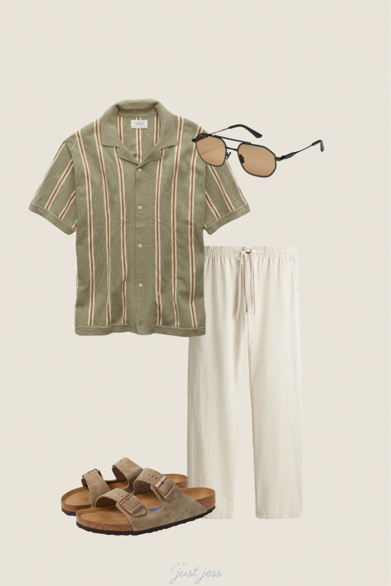 Men’s Spring Break outfit inspiration - cuff the bottom of these linen pants or substitute out for linen shorts!! 

// American Eagle men’s, men’s linen pants, men’s sunglasses   

#LTKSeasonal #LTKMens