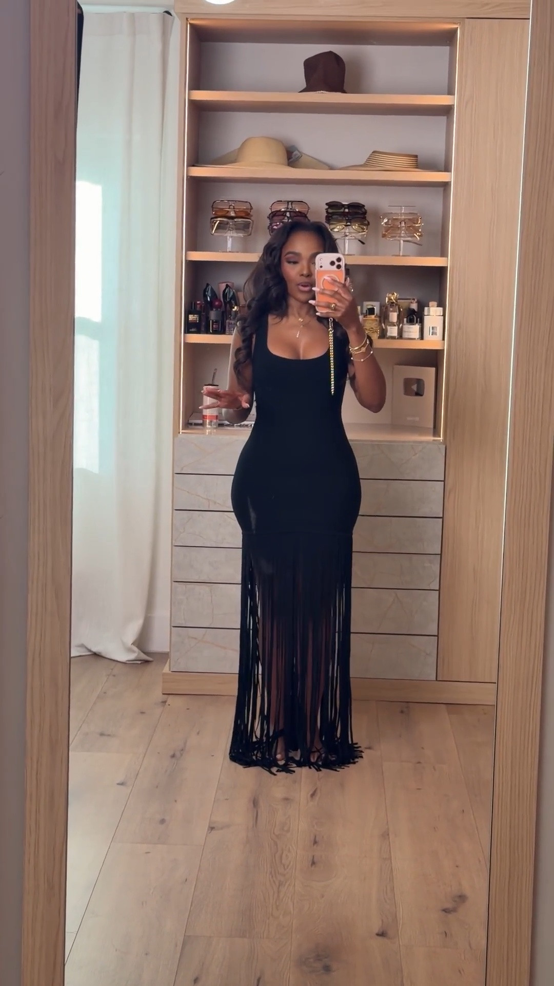Hi babes! 🖤

This black fringe dress is such a showstopper. The fitted silhouette mixed with the dramatic fringe detail makes this look feel so luxe, bold, and instantly eye-catching. I love how it moves while walking — definitely one of those outfits that turns heads the second you walk into the room.

Perfect for:
Birthday dinners
Girls night
Vacation nights
Date nights
Concerts
Special events

📏 Measurements:
5’4” | 140 lbs | 36D | 27” waist | 40” hips
Wearing size Small

Everything is linked below ✨

xx Kira | IG: KirasFashionFinds

#LTKNightOut #LTKStyleTip #LTKootd

#LTKvlog #LTKgrwm #LTKootd