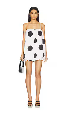MORE TO COME Katti Mini Dress in White Polka Dot from Revolve.com | Revolve Clothing (Global)