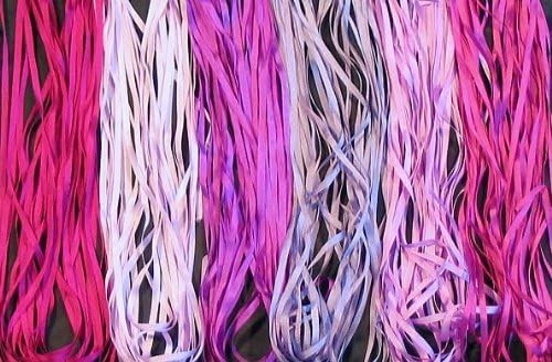 New ThreadNanny 6 Spools of 100% Pure Silk Ribbons - Purple/Violet Tones - 60 MTS x 4mm | Amazon (US)