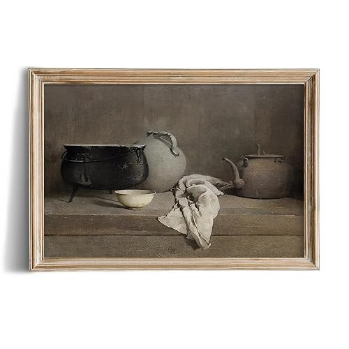 Rustic Farmhouse Wall Art Decor - 24x36 Large Unframed Rolled Canvas - Kitchen Dining Pictures - ... | Amazon (US)