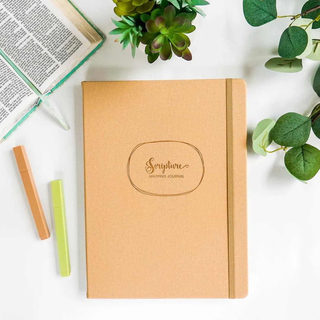 Scripture Mapping Journal | Bible Verse Mapping | Christian Journal for Bible Study | Sandy Brown... | Etsy (US)