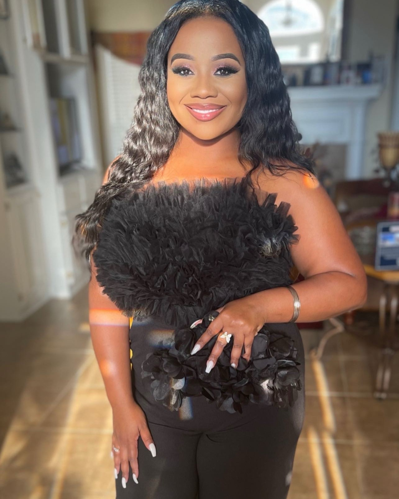 ✨Here’s A Little More Holiday Party Inspo… -Nothing says “Tis the season” like an embellished, evening jumpsuit! 

#LTKCyberWeek #LTKHoliday #LTKMidsize