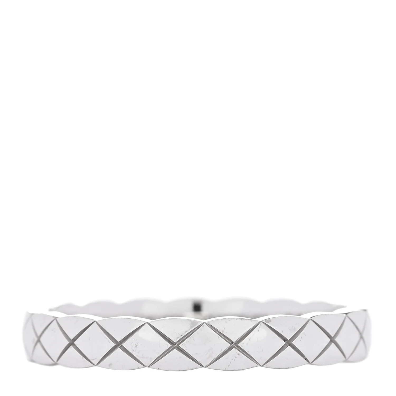 18K White Gold Mini Coco Crush Ring 57 8 | FASHIONPHILE (US)