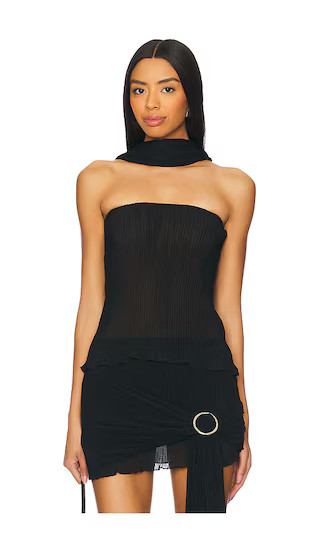 Ford Strapless Top in Onyx | Revolve Clothing (Global)