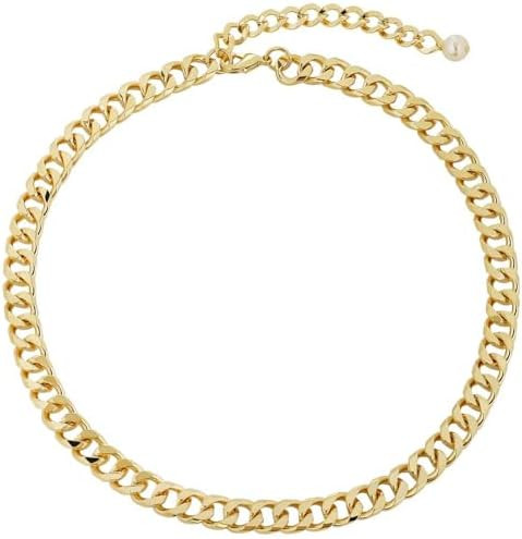 LILIE&WHITE Gold Chain Necklace For Women Snake Chain Herringbone Necklace Gold Choker Necklaces ... | Amazon (US)