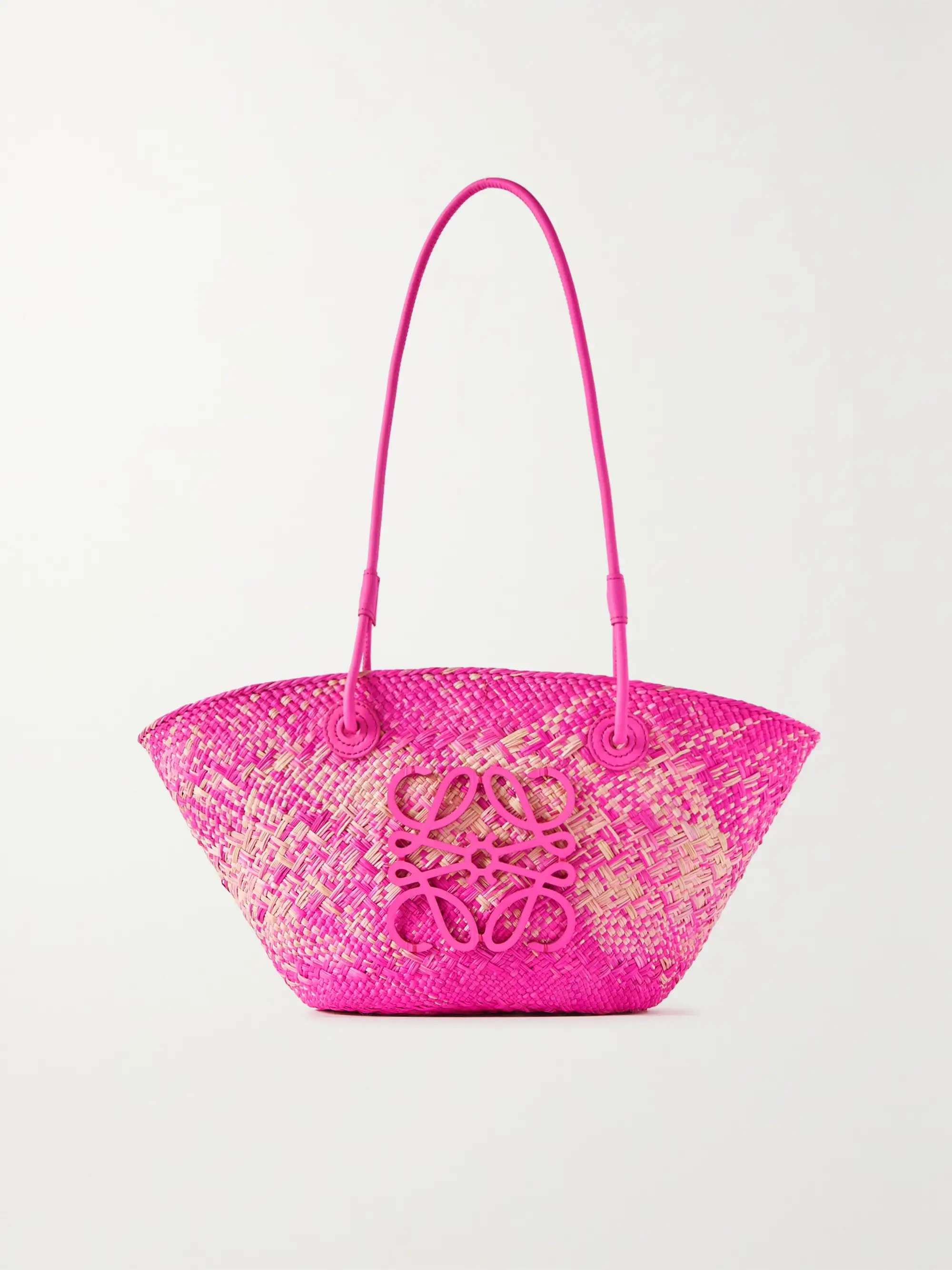 + Paula's Ibiza Anagram ombré raffia tote | NET-A-PORTER (US)