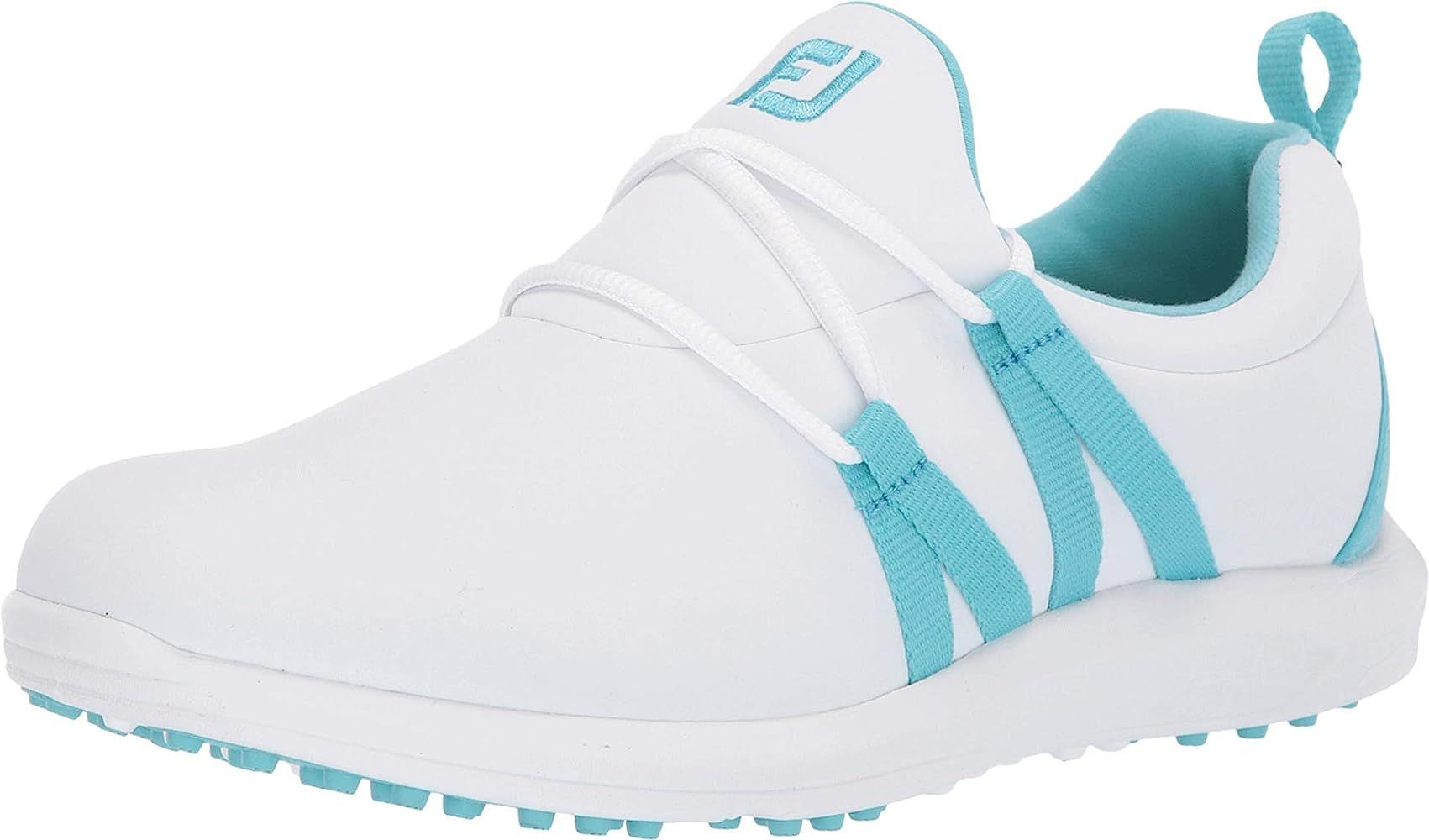 Amazon.com | FootJoy Women's FJ Leisure Slip-On Previous Season Style Golf Shoes, Grey/orchid, 6 ... | Amazon (US)