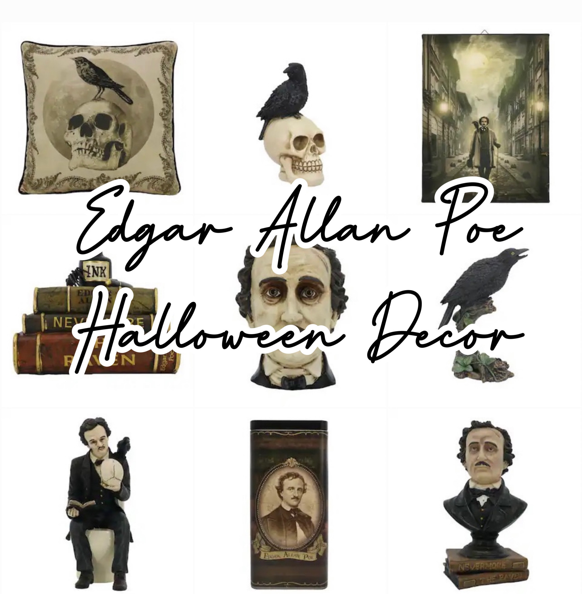 #halloweendecor #edgarallanpoe 

#LTKhome #LTKSeasonal #LTKFind