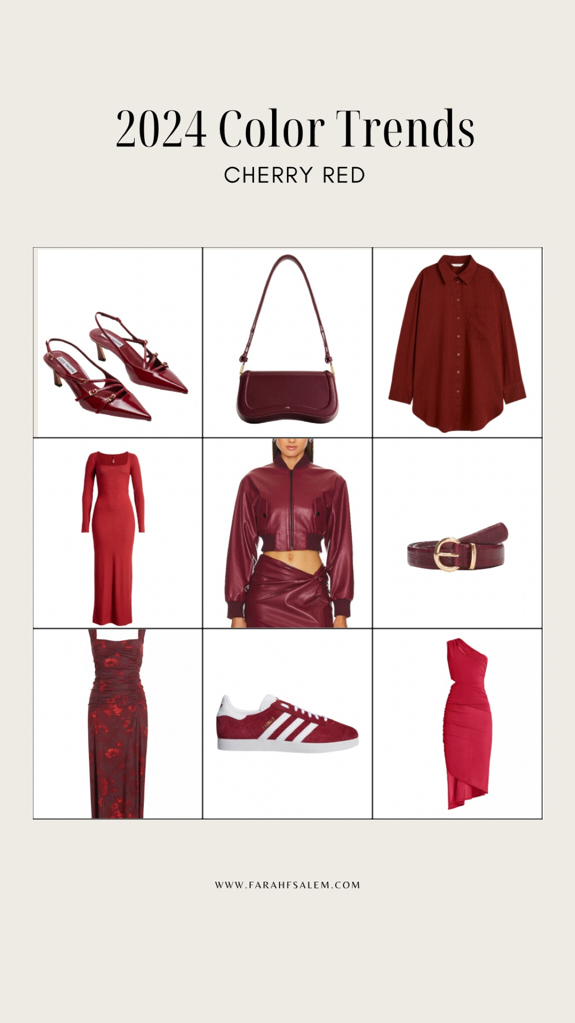 Cherry Red trend! Spring summer 2024 color trend

#LTKSeasonal #LTKstyletip