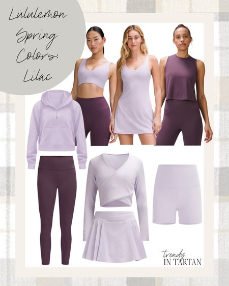 Lululemon spring colors – lilac!

Activewear, workout outfit, tennis skirt, sweatshirt, leggings, sports bra, tennis dress, tank top, biker shorts  

#LTKstyletip #LTKSeasonal #LTKActive