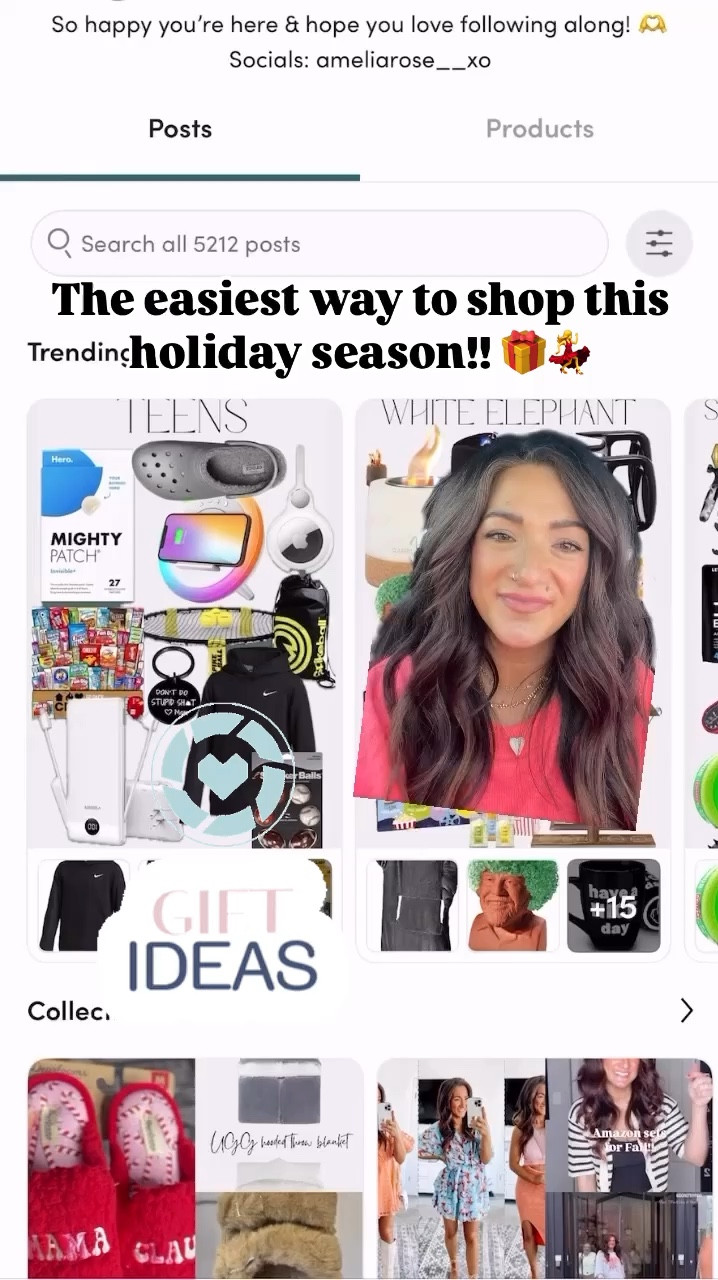 Gift guides are love at the top of my shop!! Both under collections and the products tab! 🎁 

#LTKHoliday #LTKGiftGuide #LTKCyberWeek