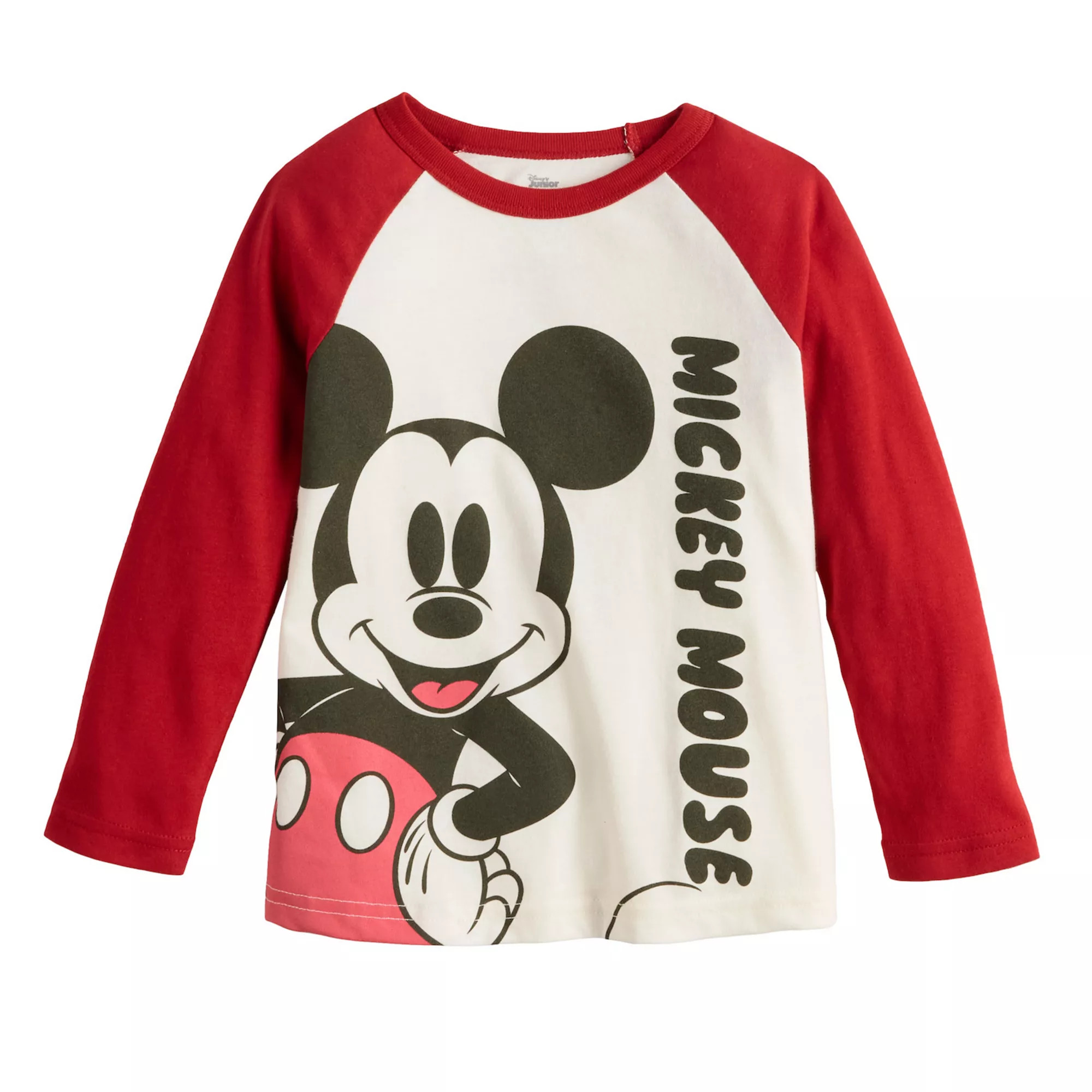 Baby & Toddler Boy Jumping Beans® Disney’s Mickey Mouse Oversized Long Sleeve Graphic Tee | Kohl's