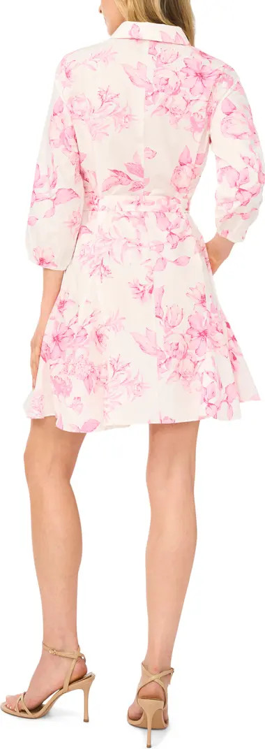 Floral Button-Up Shirtdress | Nordstrom