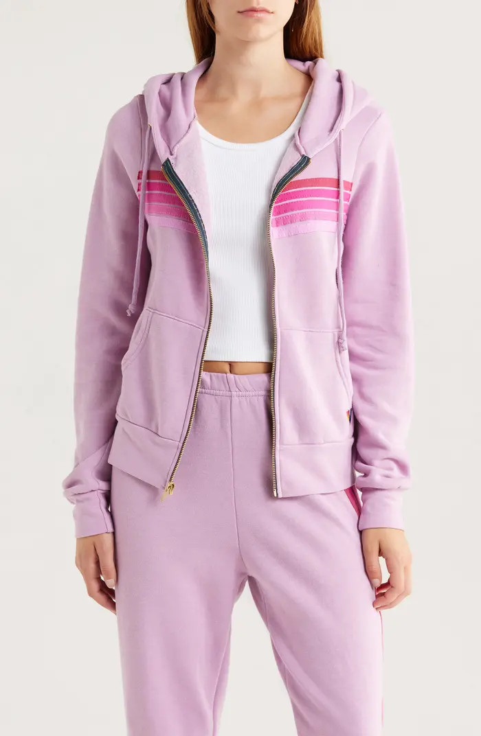 5-Stripe Zip Hoodie | Nordstrom