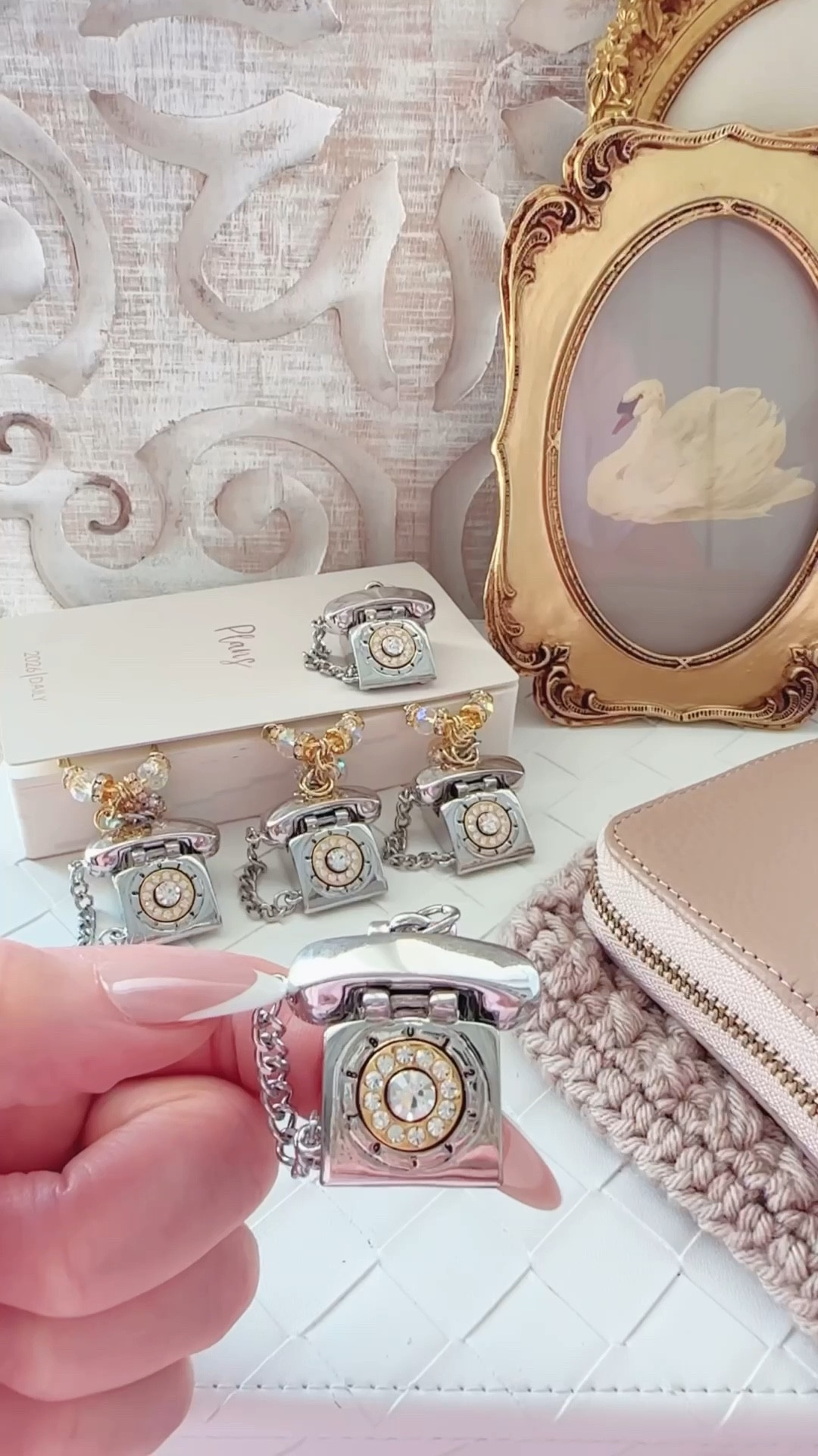 Vintage Style Rotary Crystal Phone Charms.✨

#LTKdayinmylife #LTKFestival #LTKSaleAlert