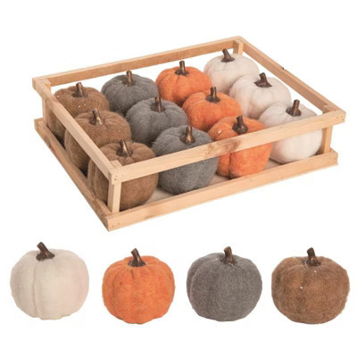 Transpac - Mini Pumpkin - Fall Decor - 3 in. | Target