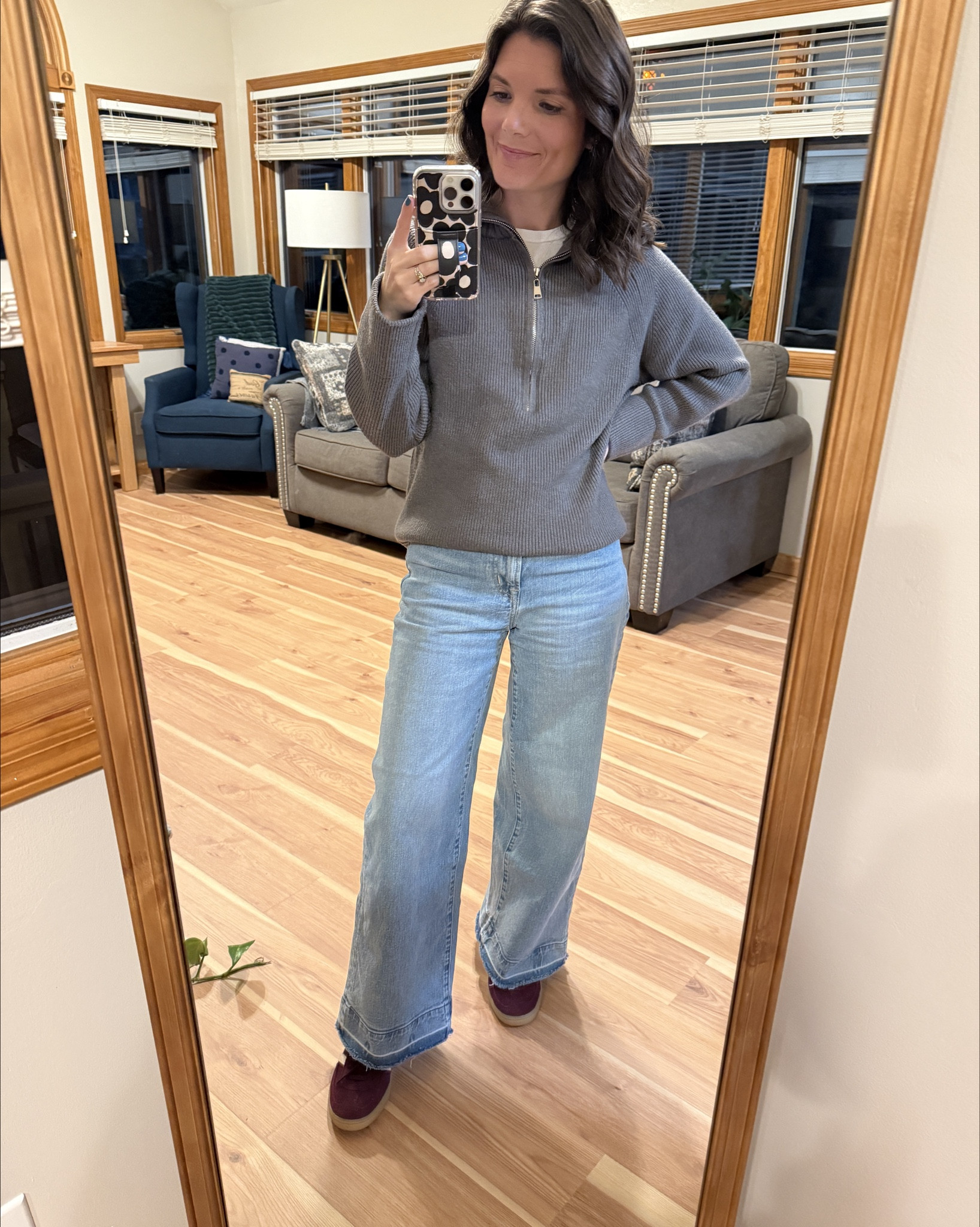If I could only wear one pair of pants for the rest of my life…I’m 5’1” and ordered the regular length. TTS for me, but some recommend sizing up if you’re between sizes. Love these 4 washes for Winters! 
