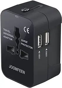 Travel Adapter, JOOMFEEN Worldwide All in One Universal Power Wall Charger AC Power Plug Adapter ... | Amazon (US)