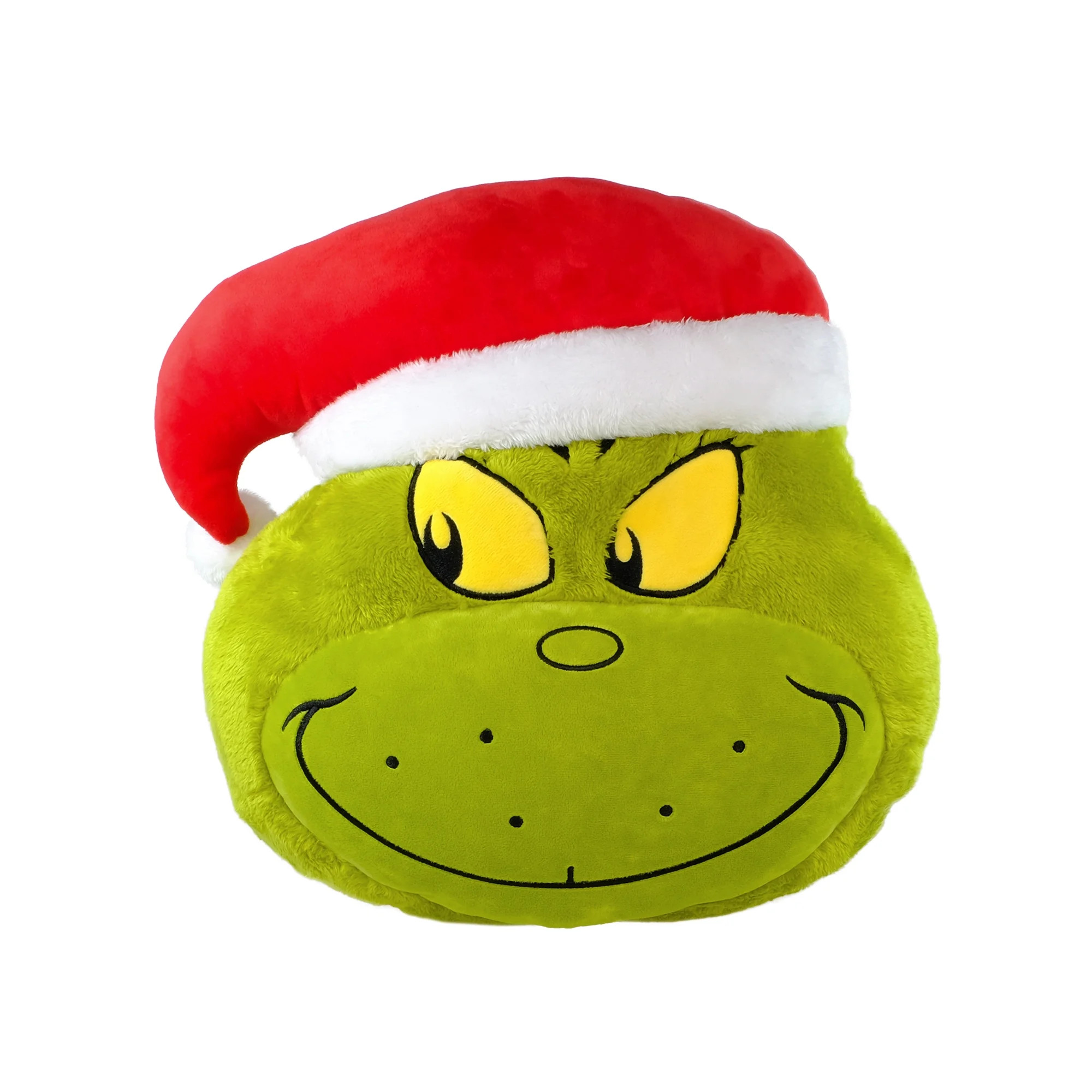 Dr Seuss' How the Grinch Stole Christmas, Grinch Round Plush Pillow, 16 inches Tall, for All Ages... | Walmart (US)
