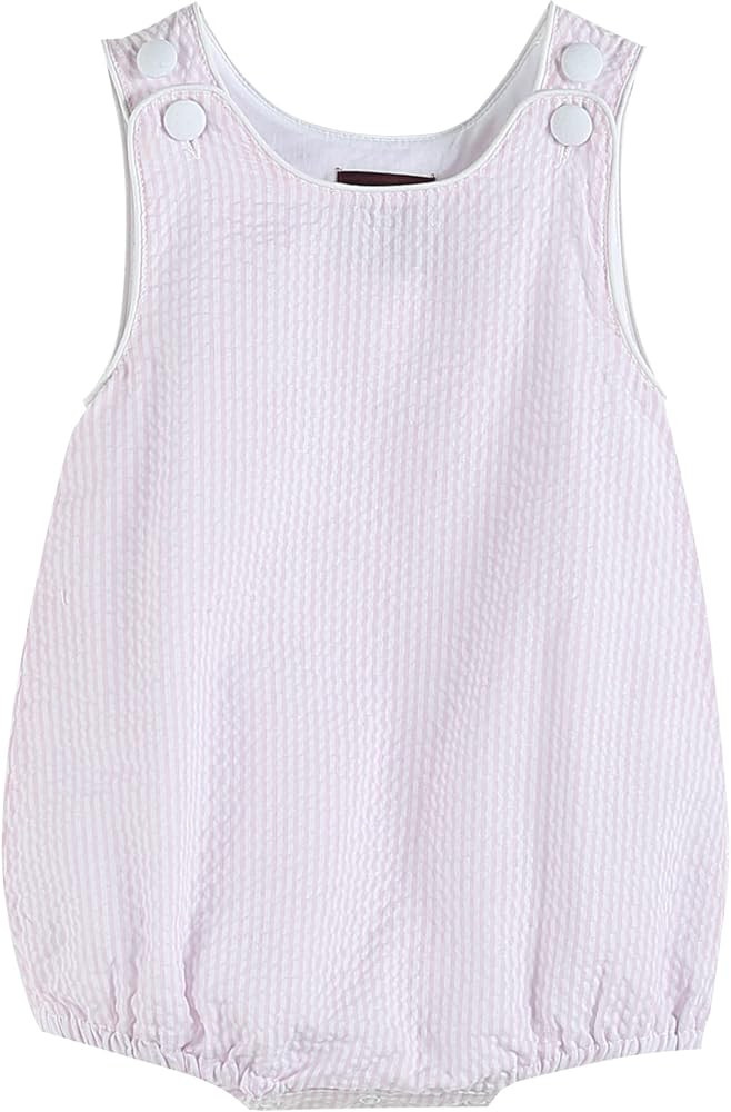 Lil cactus Baby & Toddler Boys and Girls Seersucker or Gingham One-Piece Bubble Romper | Amazon (US)