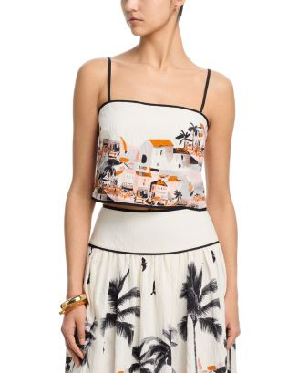 Sea Toile Sleeveless Square Neck Top - Exclusive | Bloomingdale's (US)