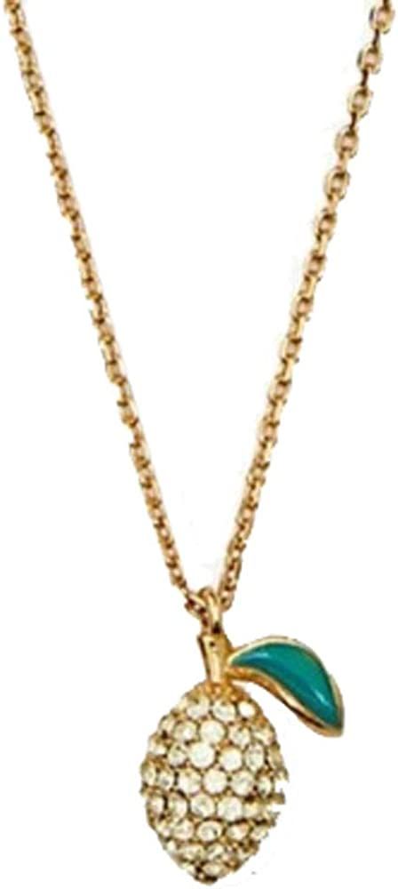 Kate Spade New York Picnic Perfect Lemon Mini Pendant Necklace | Amazon (US)