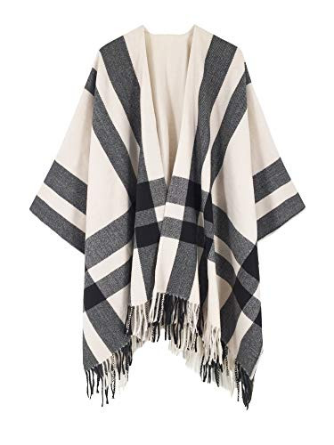 Breezy Lane Shawl Wraps for Women Ponchos Ruana Wraps Cardigan Holiday Gifts for Women | Amazon (US)