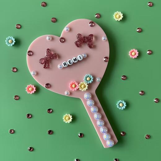 Personalized Spring Handheld Mirror | Strand.Up