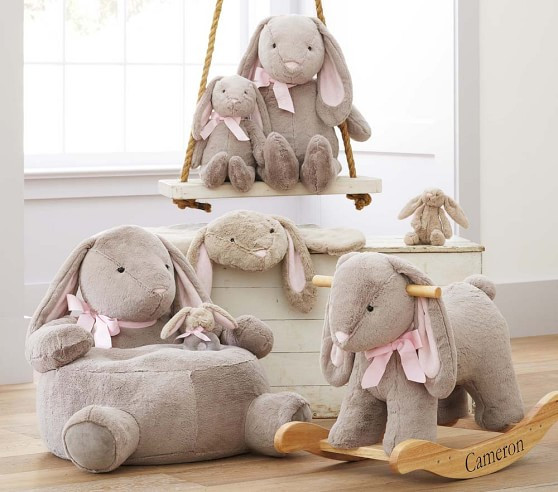 Bunny Plush Nursery Rocker | Pottery Barn Kids