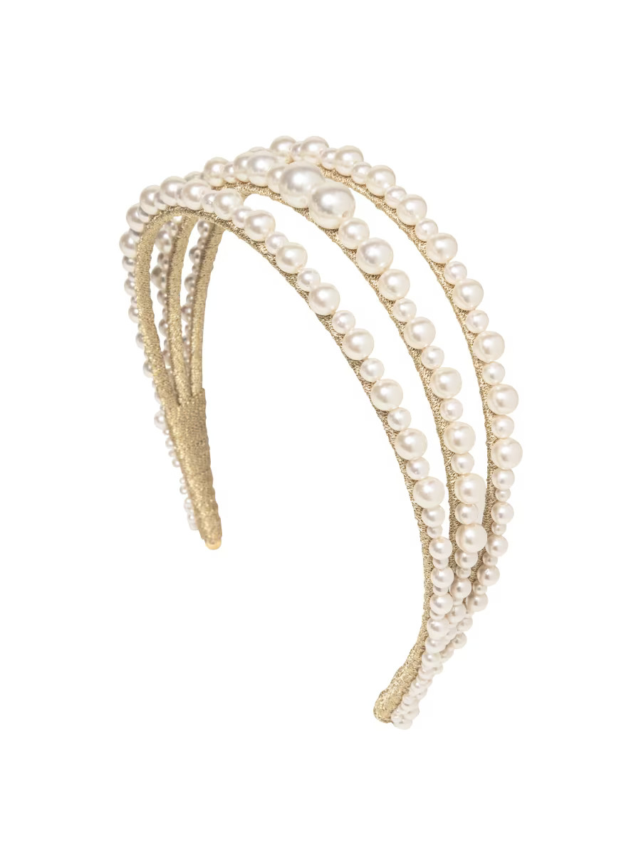 Fiorella Faux Pearl Headband | Saks Fifth Avenue