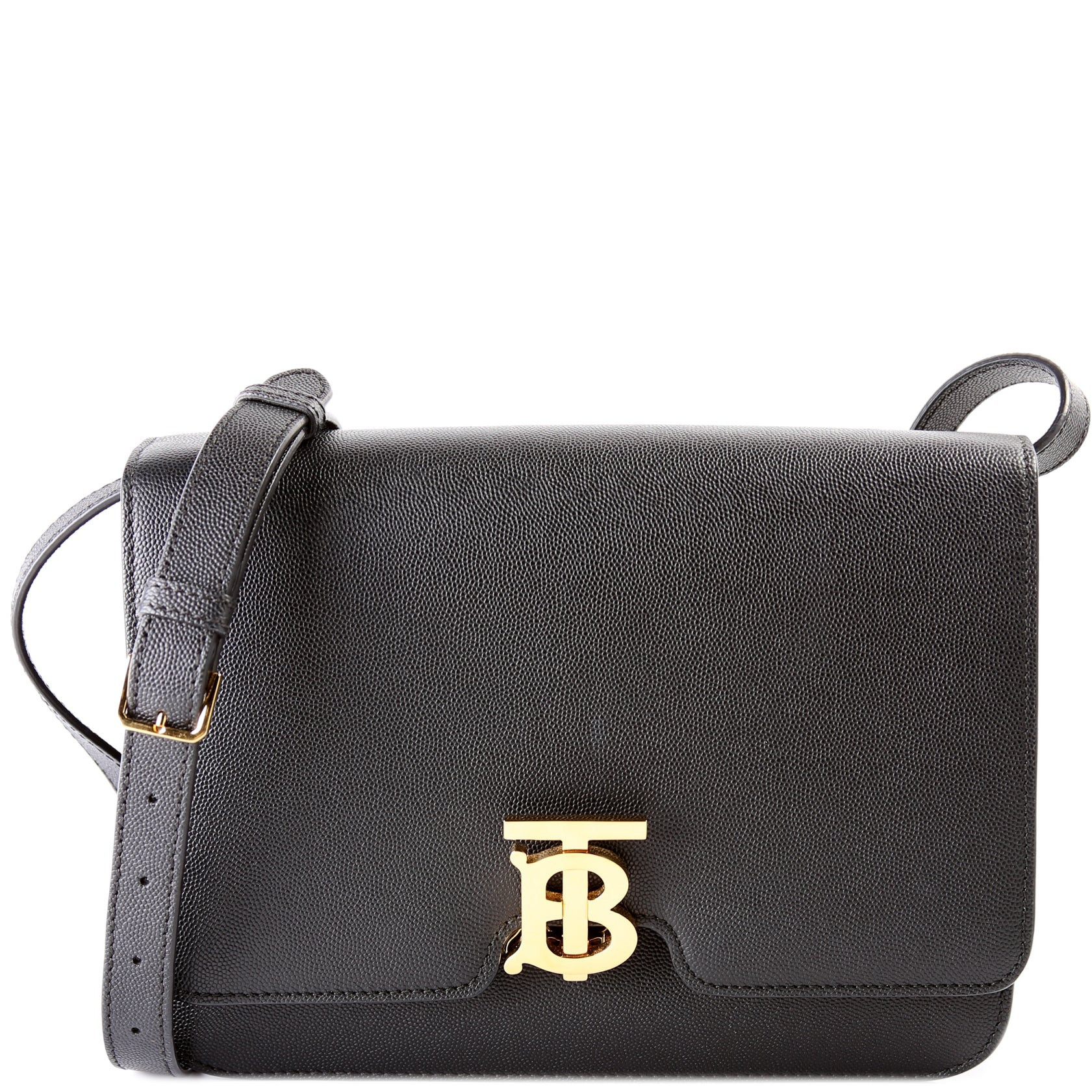TB Medium Grainy Leather | Keeks Designer Handbags