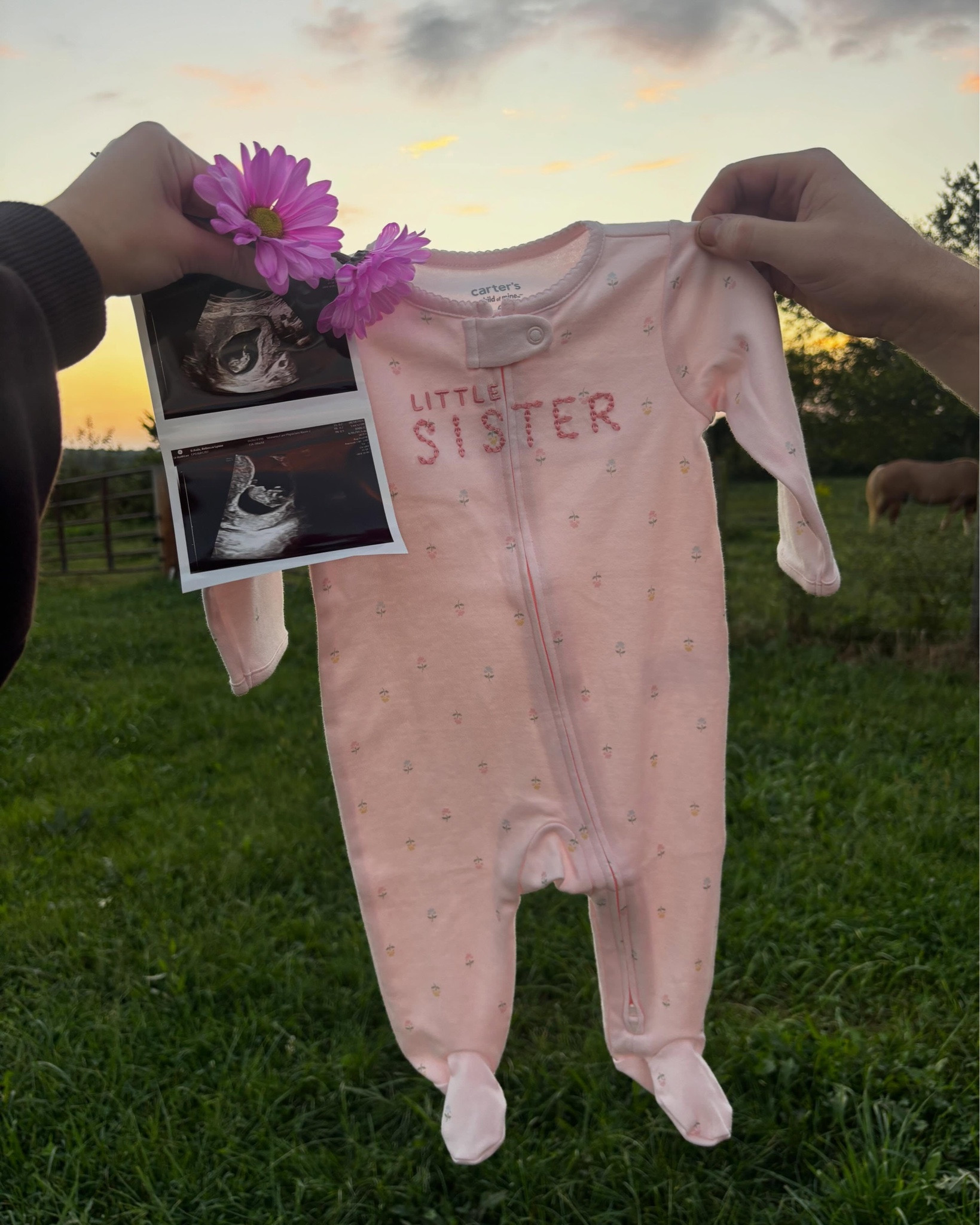 Baby sister joining the Echols crew March 2027! 🩷🌸
Thank you Jesus for entrusting us with this gift!

If you are in a season of waiting, walking through loss, or waiting on your rainbow: I see you and I pray for you often. Most importantly God sees you and your heart and has a plan beyond what anyone can comprehend 🤍🌈