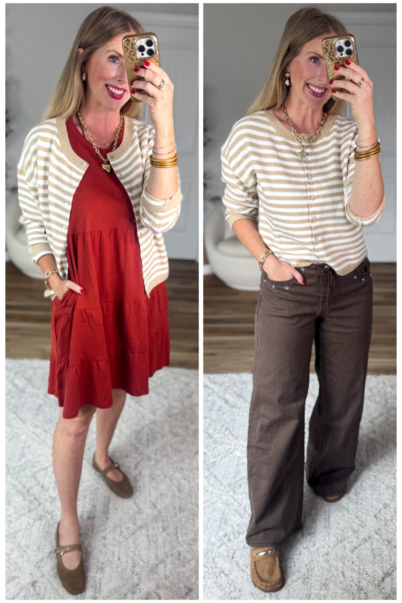 2 ways to style this kids xxl striped cardigan from Walmart!

#LTKootd