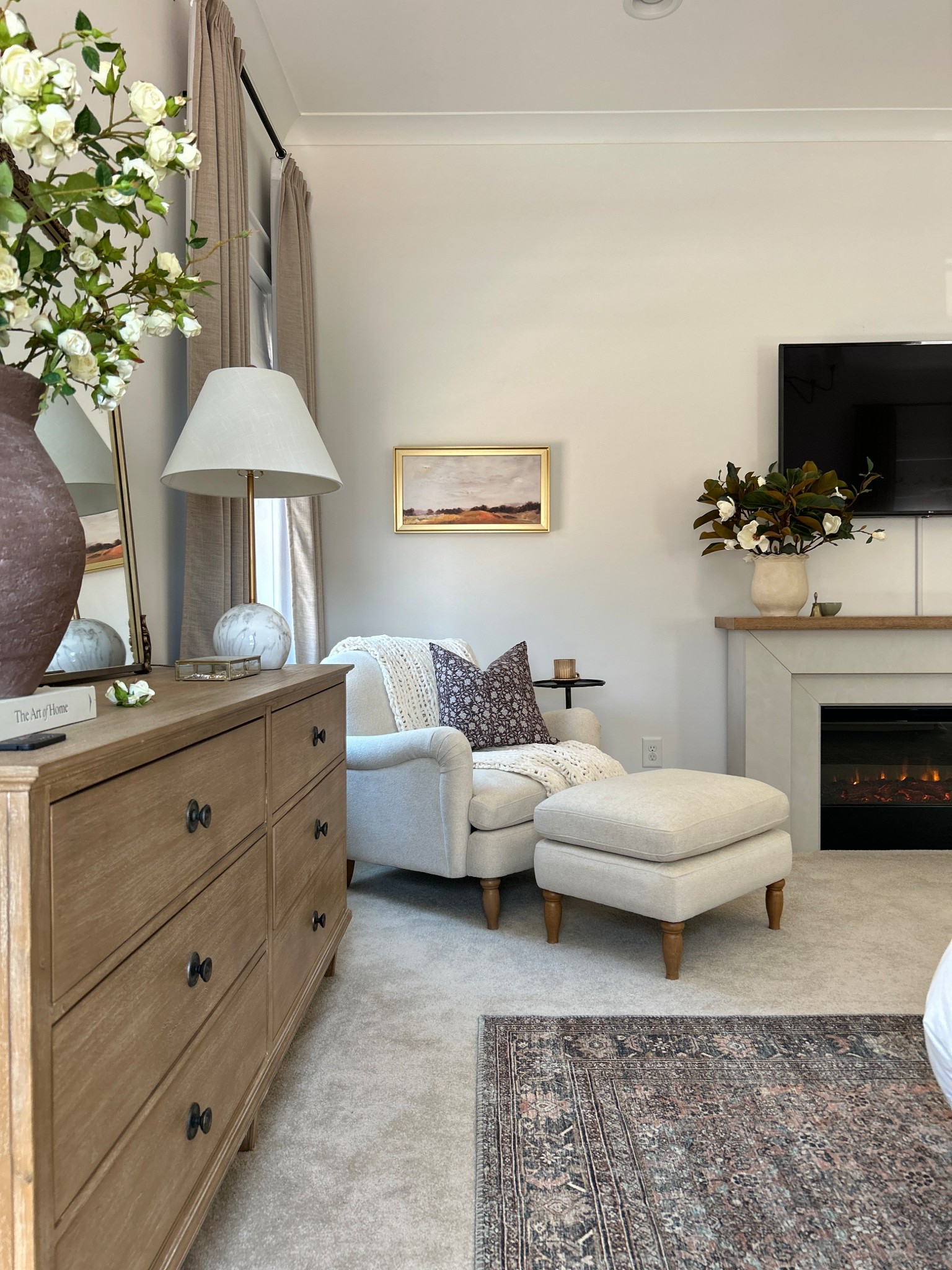 Just finished styling this corner of our primary! I’ve loved this art for so long that I had to finally make the purchase! 

#LTKSpringSale #LTKStyleTip #LTKHome