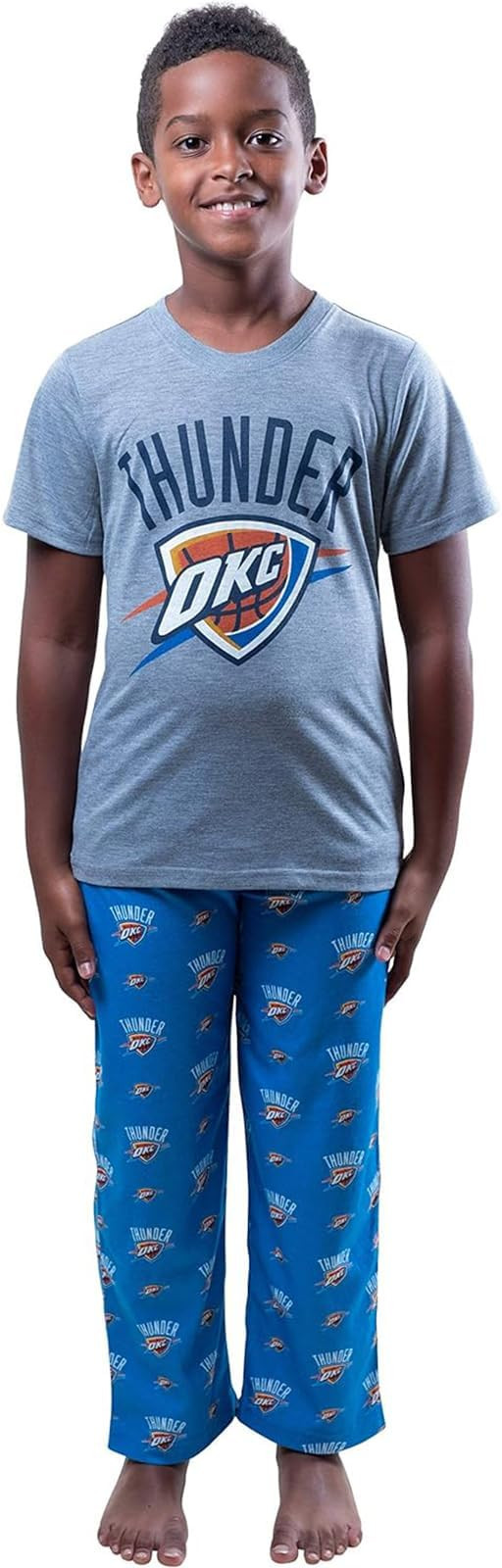 Ultra Game Youth NBA Official 2 Piece T-Shirt & Lounge Pants Pajama Set | Amazon (US)