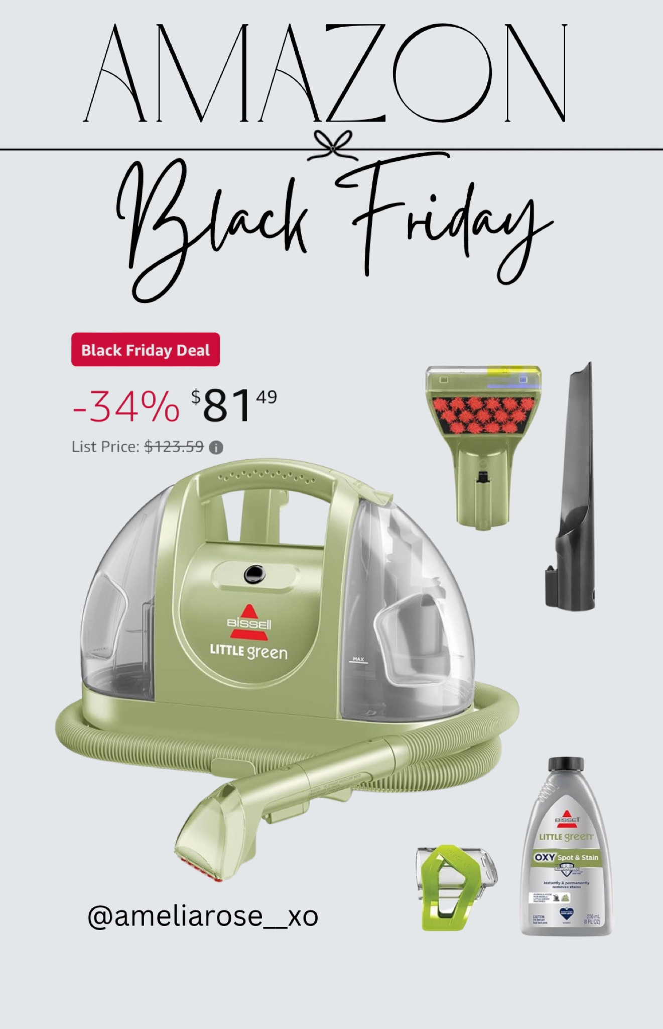 Popular Bissell at its lowest price!! Home essential 👌 Would be a great gift too! 

#LTKCyberWeek #LTKGiftGuide #LTKHome