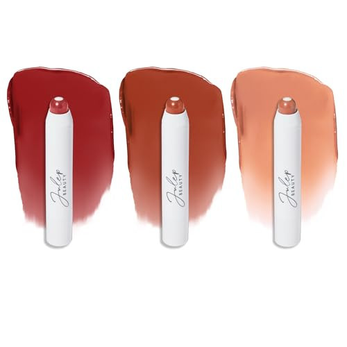 Julep It’s Balm Tinted Lip Balm Trio – Brandy Wine, Brown Sugar, Almond Nude – Antioxidant-Rich, Long-Lasting Lip Color, Hydrating Vitamin E Core & Sunflower Butter, Vegan & Cruelty Free | Amazon (US)
