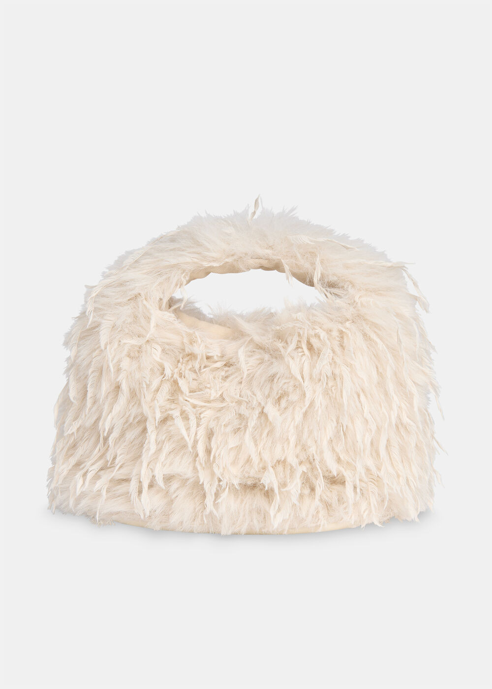 Taupe Luz Faux Feather Mini Bag | WHISTLES | Whistles UK | | Whistles