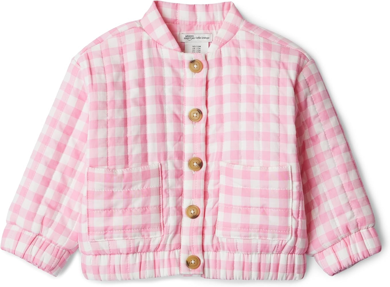 Amazon Essentials x Sofia Grainge Toddlers and Baby Girls' Cotton Sateen Lightweight Printed Jack... | Amazon (US)