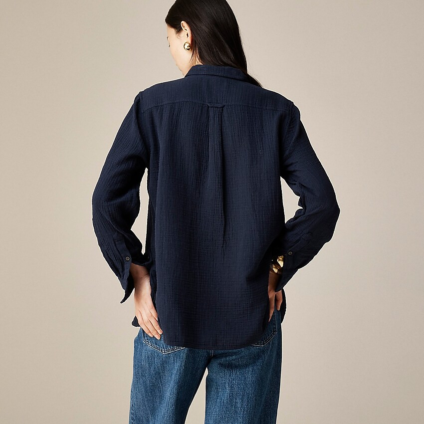 Classic-fit double gauze shirt | J. Crew US