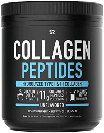 Sports Research Collagen Powder Supplement - Vital for Healthy Joints, Bones, Skin, & Nails - Hyd... | Amazon (US)