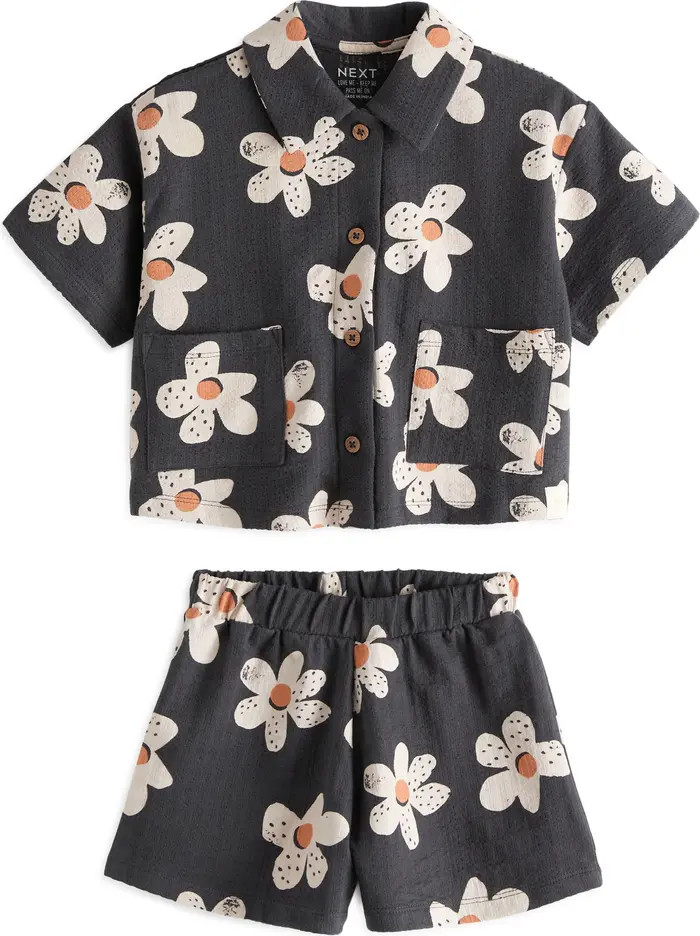 NEXT Kids' Floral Camp Shirt & Shorts Set | Nordstrom | Nordstrom