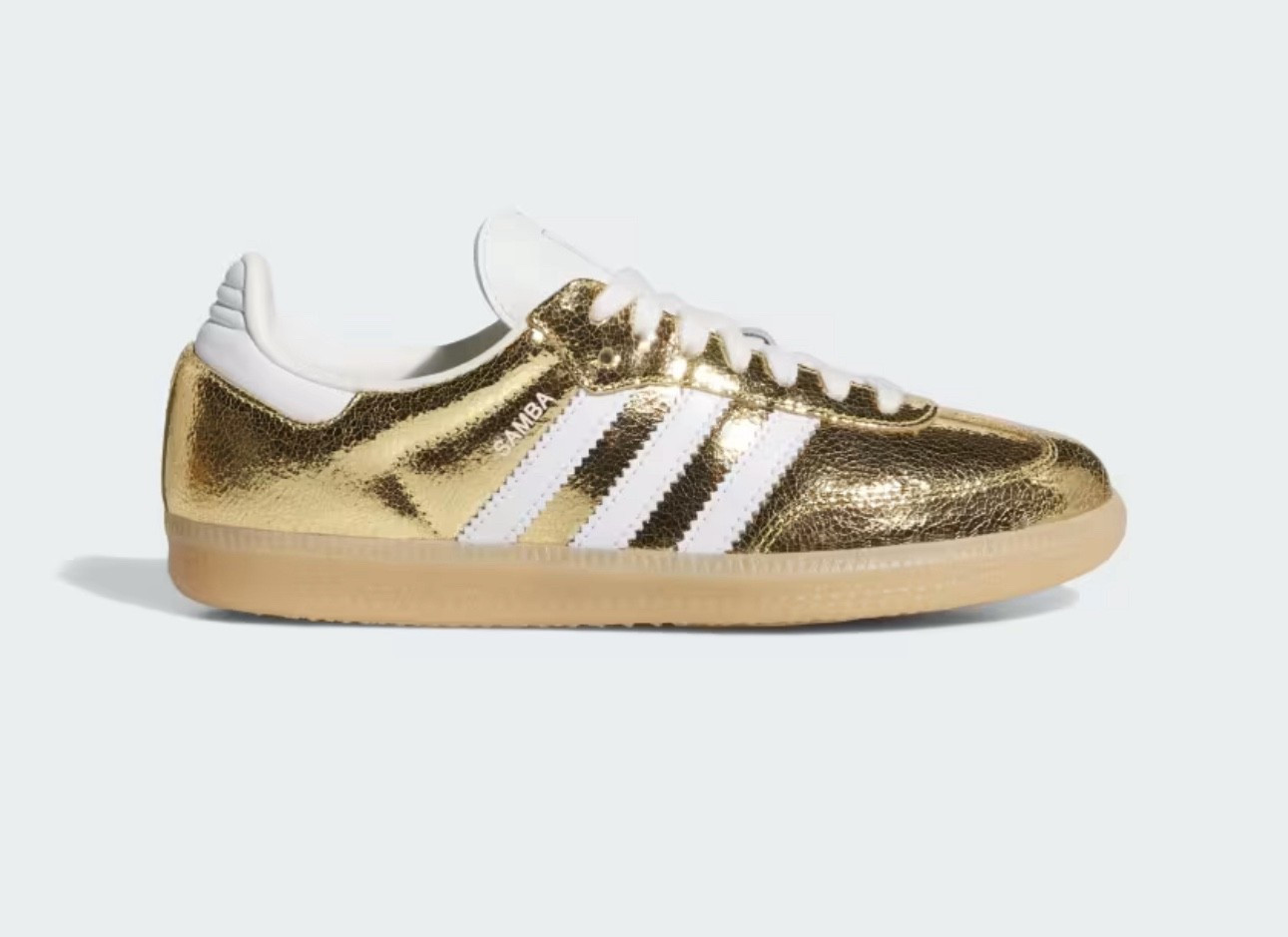 For the girls who love gold!! Available now!! #adidassamba #adidas