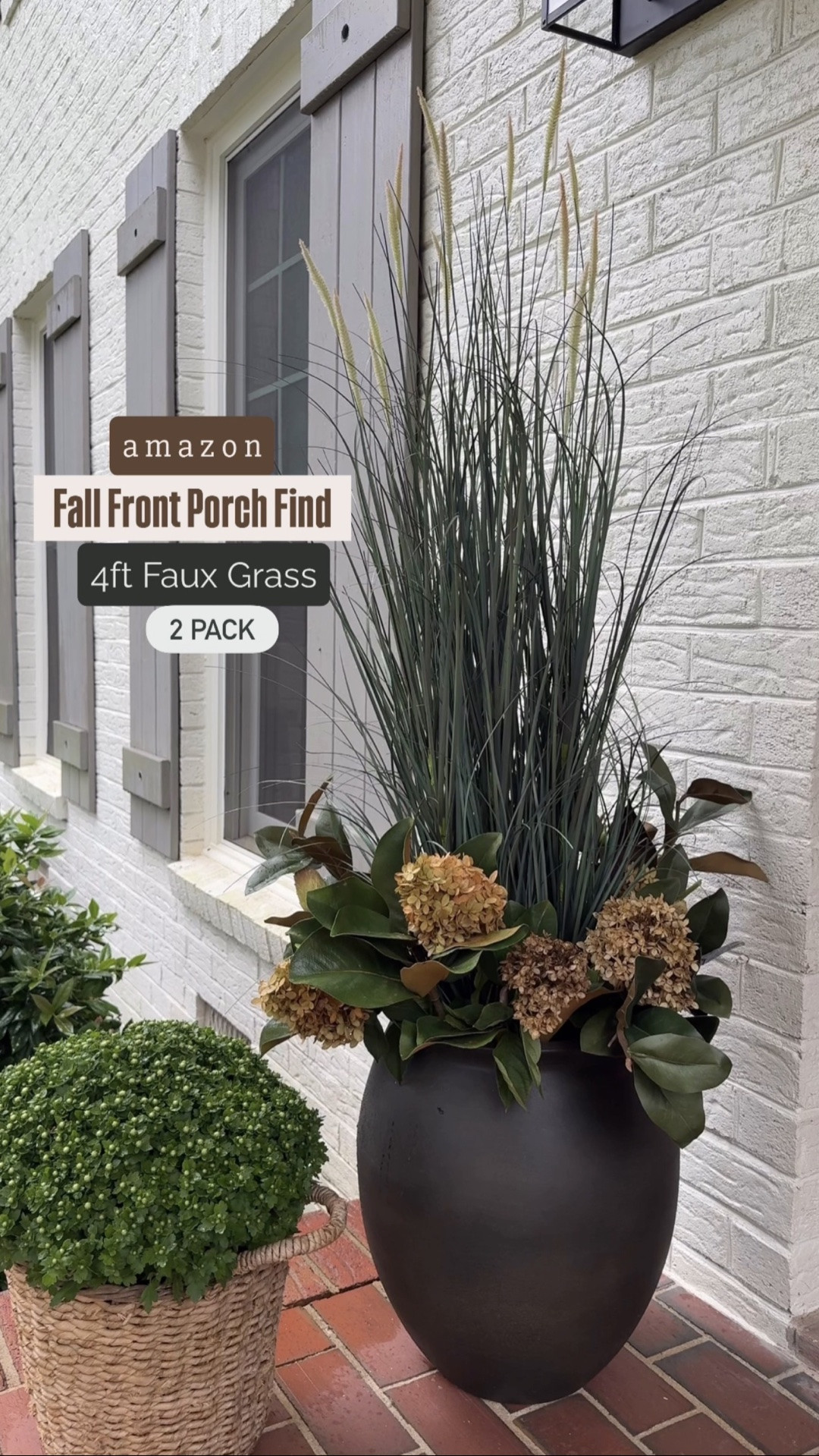 Amazon find | fall decor | fall home decor | fall front porch | magnolia | hydrangea | fall planter | faux outdoor plants for fall | affordable home decor | amazon fall must have

#LTKSeasonal #LTKHome #LTKSaleAlert